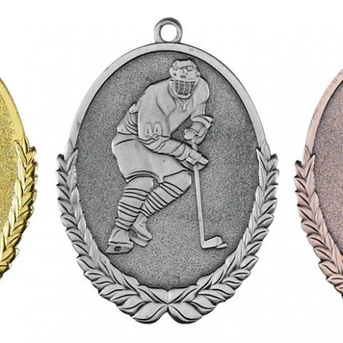 ice hockey three medals gold silver bronze