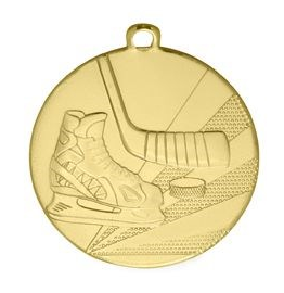 gold golden medal ice hockey
